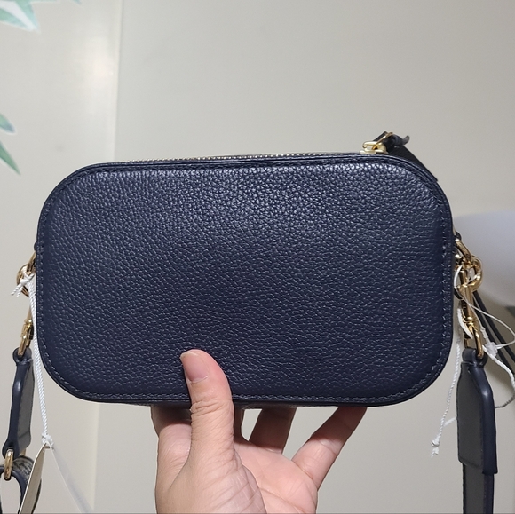 Tory Burch Navy Miller Mini Crossbody Bag Nwt - Picture 3 of 12